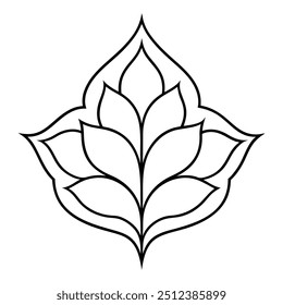 A simple mehndi design with tiny dots that draw attention to the lovely curves.