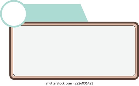 simple memo message note box