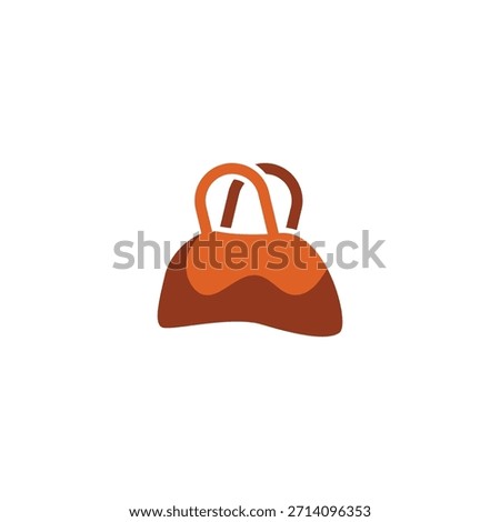 simple and memorable hand drawn purse logo