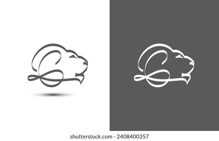 Simple and Memorable logo design Initial letter G combine with lion head. The logo good for any company and work as well in small size.