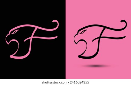 Simple and Memorable logo design Initial letter F combine with falcon head. The logo good for any company and work as well in small size.