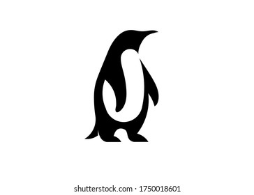 simple and memorable penguin bird vector logo