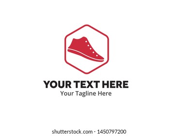 simple men shoes logo creative design in flat style with color . men shoes logo creative design for identity and business