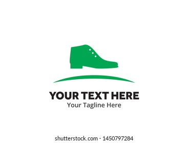 simple men shoes logo creative design in flat style with color . men shoes logo creative design for identity and business