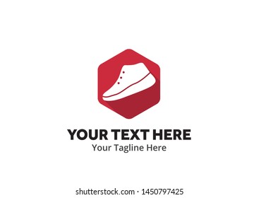 simple men shoes logo creative design in flat style with color . men shoes logo creative design for identity and business
