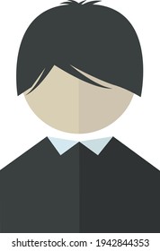 Simple men web icon mark set