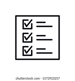 Simple menu line icon. Stroke pictogram. Vector illustration isolated on a white background. Premium quality symbol. Vector sign for mobile app and web sites.