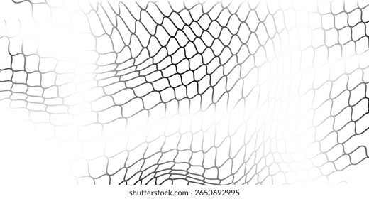Simple mesh texture for fishing nets. Seamless pattern for sportswear or soccer goal, volleyball net, basketball hoop, hockey, athletics vector abstract
