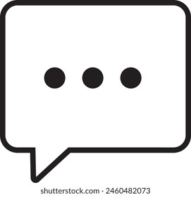Diseño de icono de mensaje simple EPS 10