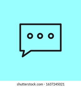 simple message icon design template