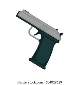 Simple metal handgun