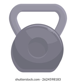 Einfache Metall Kettlebell ist bereit für ein Training Gewicht