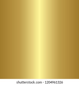 Simple Metallic Gold Linear Gradient Texture Background In Square Illustration In Vector.