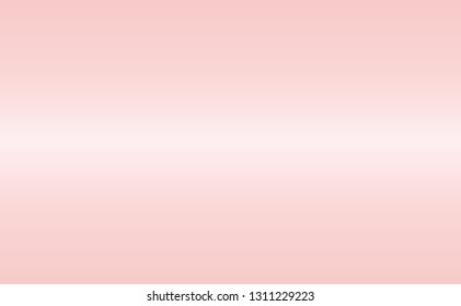 Simple metallic Rose Quartz pink color gradient texture background in horizontal rectangle illustration in vector.