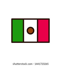 simple mexican culture icon Vector Template Flat Design