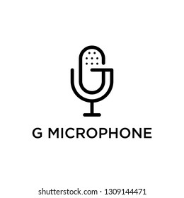 Un simple micrófono y forma la letra 'G'