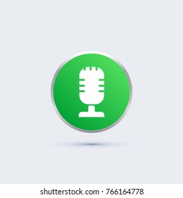 simple microphone icon