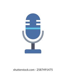 Simple Microphone Icon for Education