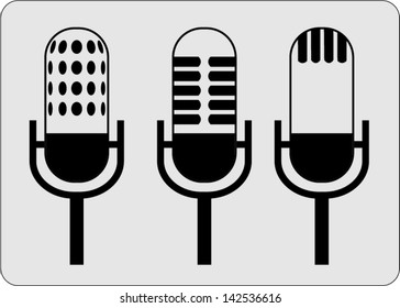 Simple Microphone Icons