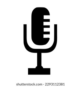 simple microphone vector icon design