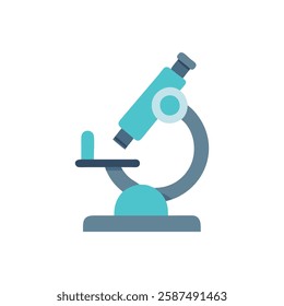 Simple Microscope Icon for Education