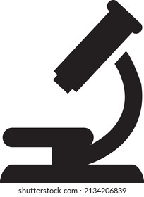 Simple microscope line icon. Stroke pictogram. Vector illustration isolated on a white background. Premium quality symbol..eps
