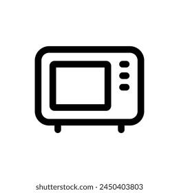 Simple Microwave icon. The icon can be used for websites, print templates, presentation templates, illustrations, etc