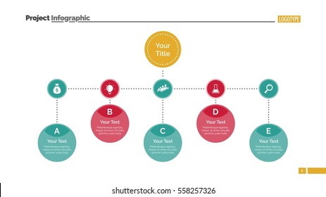 Simple Mind Map Diagram Slide Template