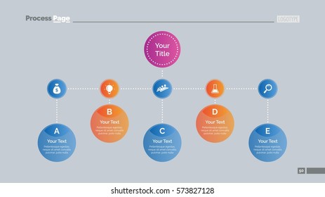 Simple Mind Map Diagram Slide Template