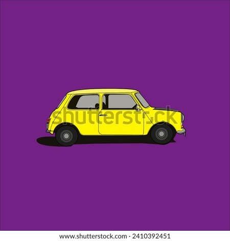 Simple Mini Car Vector Art by mlathif92