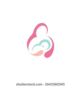 Simple minimal abstract icon symbol gentle dream hope calm embrace.
