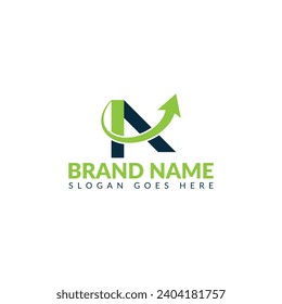 simple minimal up arrow letter A. Marketing, finance, sales, media and business abstract logos and icons illustration vector Business and finance logo vector