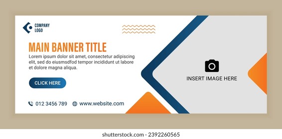 Simple and minimal banner creative - can be used for banner, carousel, poster, banner, brochure, digital marketing etc.