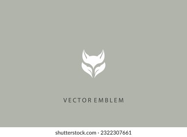 simple minimal black logo. linear lines. half lion face  half woman. solid background, isolated, flat, luxury logo design.