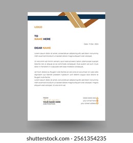 Simple and minimal Colorful and Modern abstract letter head business templates for your business