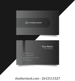 Simple minimal corporate business card layout. creative modern name card and business card. Clean Design. corporate design template, professional simple aesthetic business card minimal elegant style. 