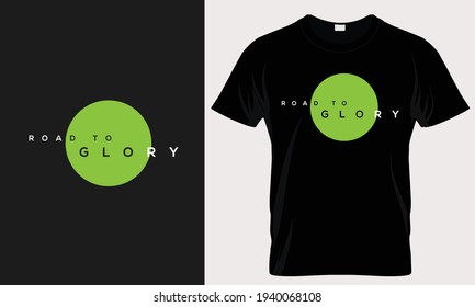 Simple minimal Creative T Shirt Design Template 