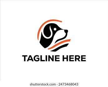 simple minimal dog logo design,pet logo collection