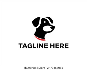 simple minimal dog logo design,pet logo collection