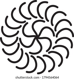 Sencillo patrón floral mínimo. Para textiles, tejidos, cerámica, baldosas, papel de envolvimiento y ropa. Aislado sobre fondo blanco. Diseño gráfico moderno y bonito. Vector para textura de papel de impresión y de fondo de pantalla.