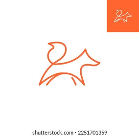 Simple and Minimal Fox Logo for Your Brand or Company