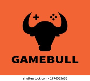 It is a simple minimal gamebull logo design for all uses 