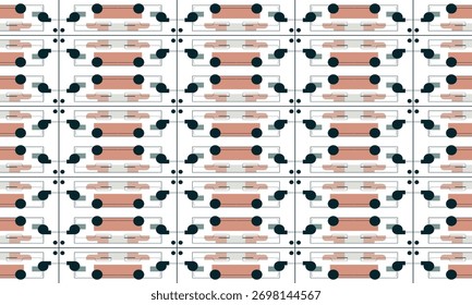 Simple Minimal Geometric Background in Gray Tones