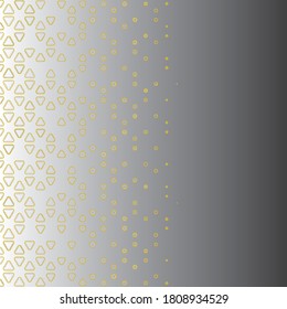  Gris metálico simple y mínimo geométrico, gris, de color dorado, línea de patrón de gradiente vectorial chic fondo abstracto