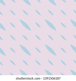 Simple minimal geometric seamless pattern. Subtle vector abstract texture with small shapes, diagonal lines, drops. Light turquoise and lilac color. Minimalist funky background. Modern repeat design