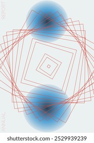 Diseño de póster de Vector geométrico mínimo simple con líneas y círculos coloridos degradados. Conjunto de fondos abstractos para cubiertas, volantes, Plantillas, folletos, tarjetas, folletos, marca, etc.