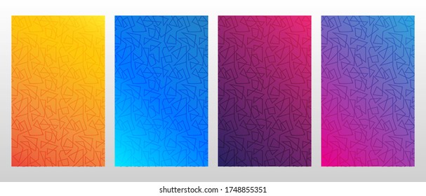 Simple minimal halftone cool gradient, modern pattern background, With vector abstract trendy graphic design. Business Brochure Cover Template & poster, Banner & Wallpaper Design.