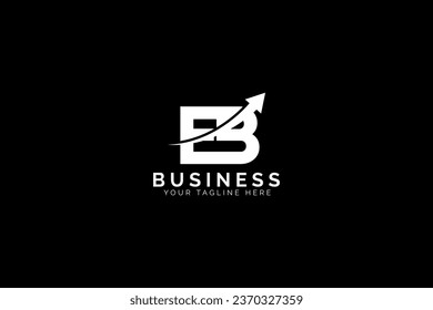 
simple minimal letter eg arrow logo