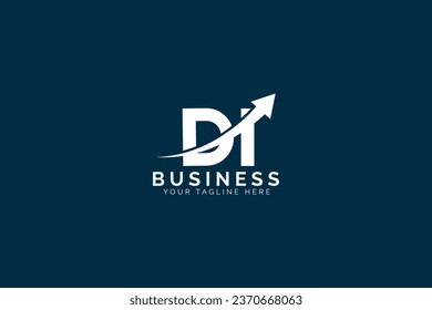 simple minimal letter dlarrow logo