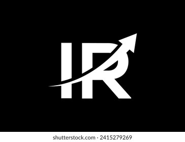 simple minimal letter ER arrow logo